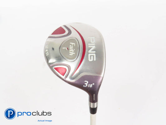 Ladies Ping Faith 18* 3 Wood - Ping ULT 200 Ladies Flex - 430057