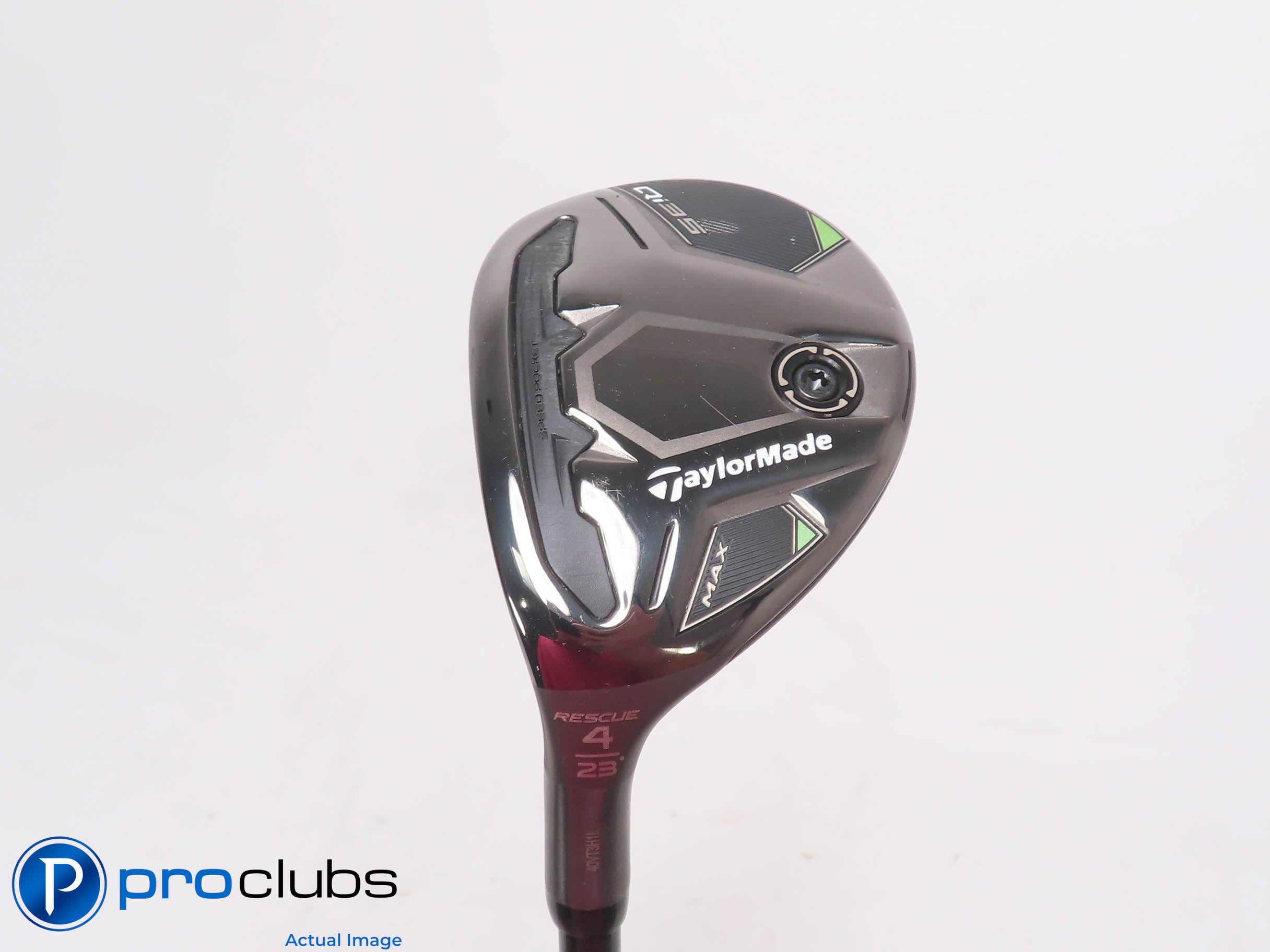 Nice Left Handed TaylorMade Qi35 MAX 23* 4 HYBRID Tensei 80 Regular Flex 473259