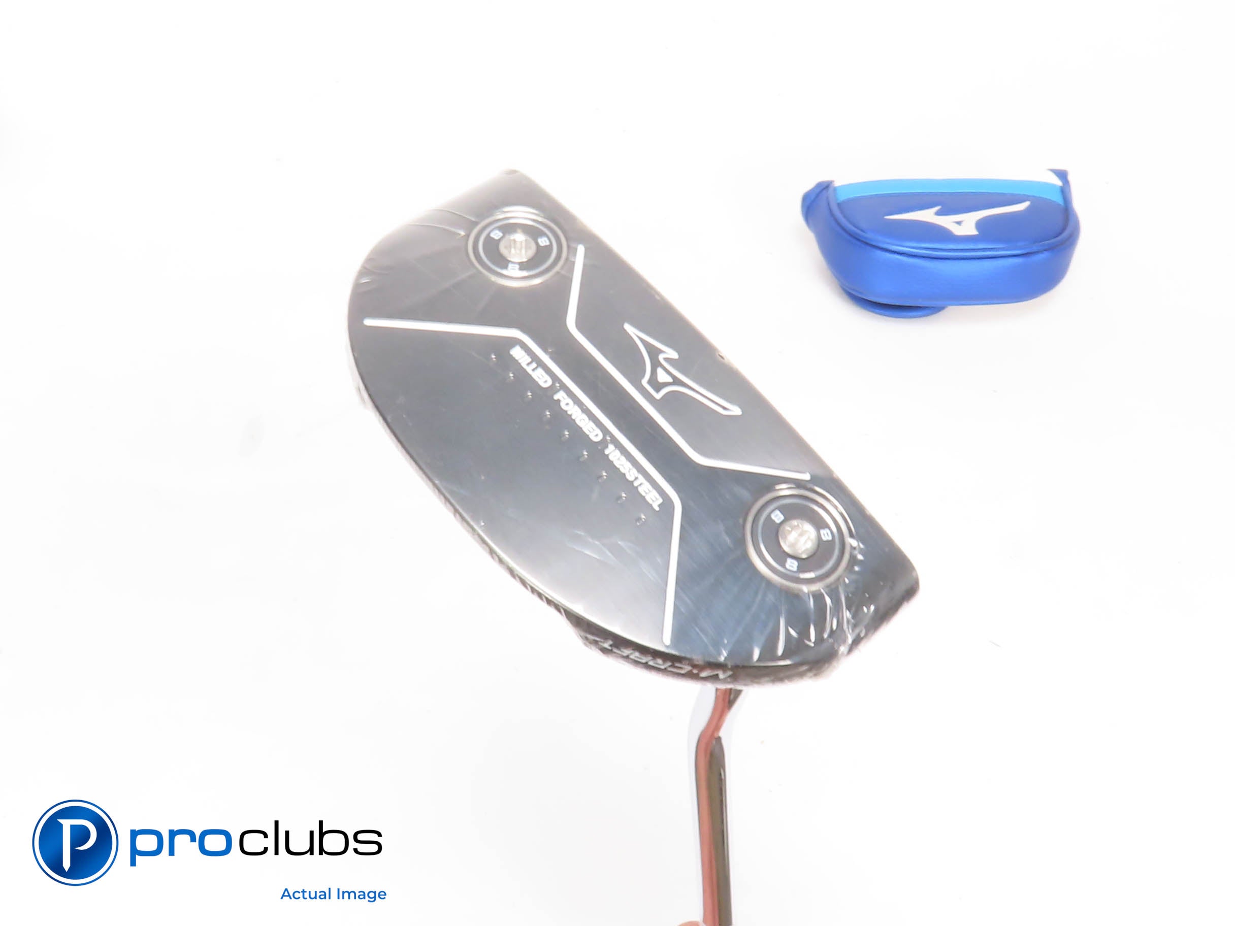 NEW Mizuno M-CRAFT 3 Milled Double Bend Black Ion 34" PUTTER w/Cover 433713