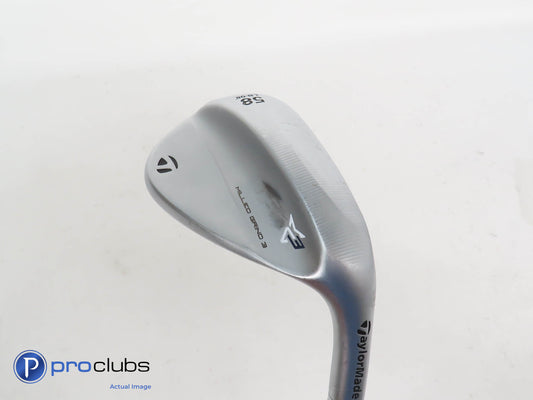 Nice TaylorMade Milled Grind 3 Chrome LB 58*(8*) Wedge - S200 Stiff Flex 366640