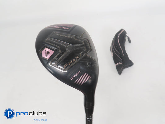 Ladies Cobra F-MAX AIRSPEED Offset 29* 6 HYBRID w/Cover - 45g Ladies Flex 380246