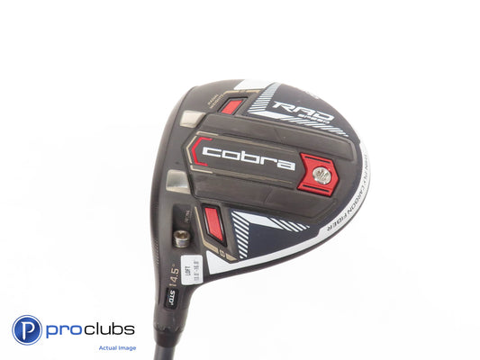 Nice Left Handed Cobra RAD Speed 14.5* 3 WOOD Peacoat - HZRDUS Stiff Flex 375933