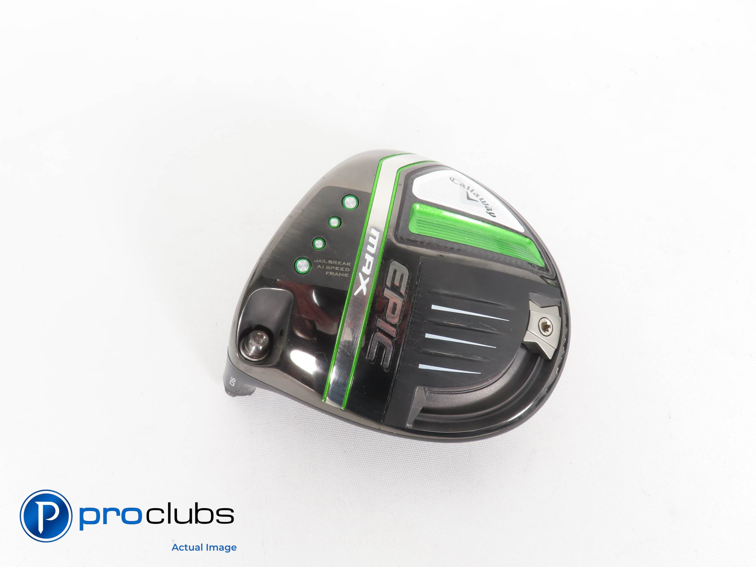 Excellent! Left Handed Callaway 21' Epic MAX 9* Driver - Head Only - 328618