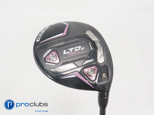 Ladies Cobra KING LTDx MAX 18.5* 3 Wood - Riptide CB 40g 4.0 Ladies - 389611