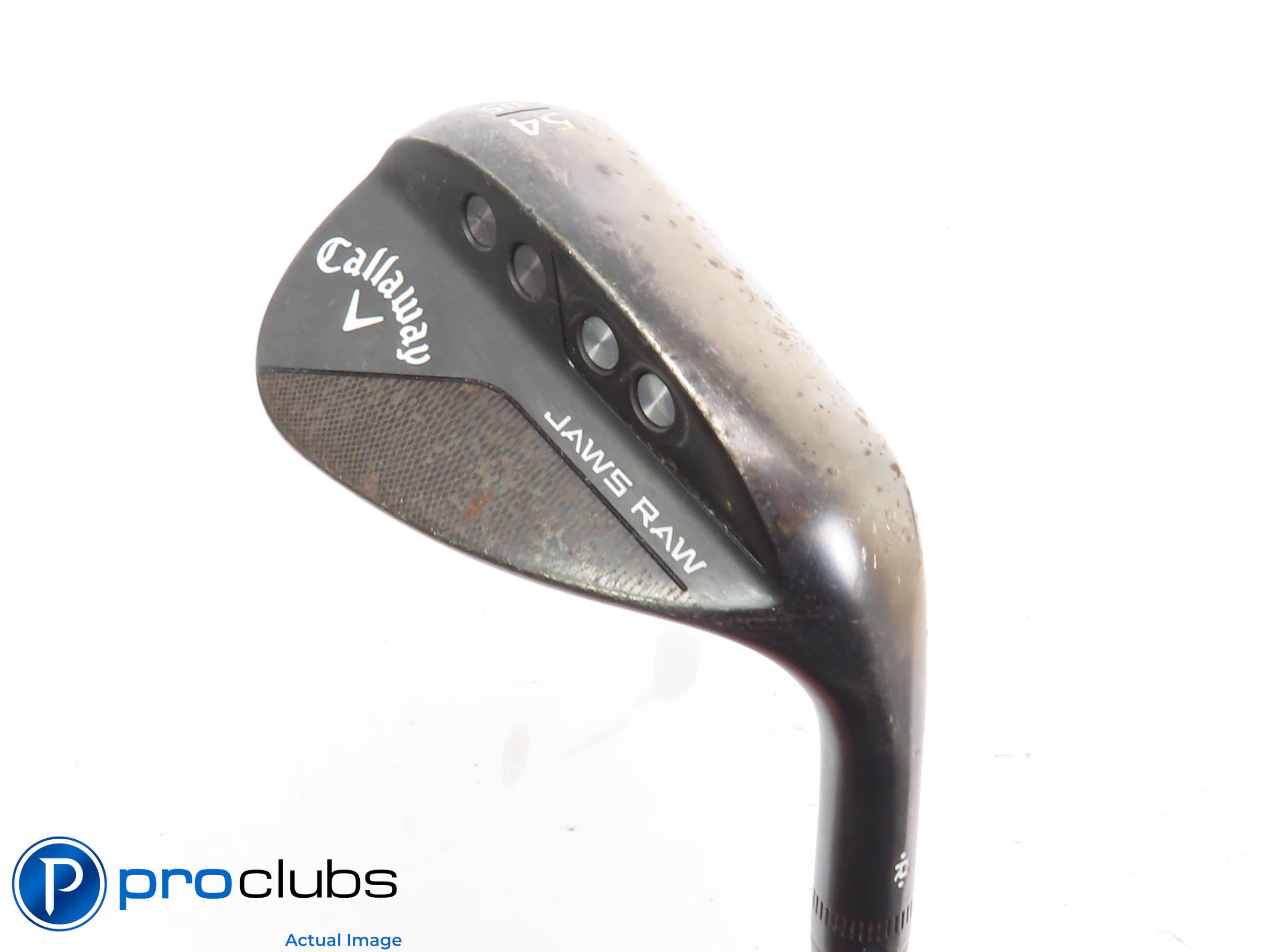 Callaway JAWS RAW Black 54*(10*) Wedge S-Grind - DG Spinner Wedge Flex #436008