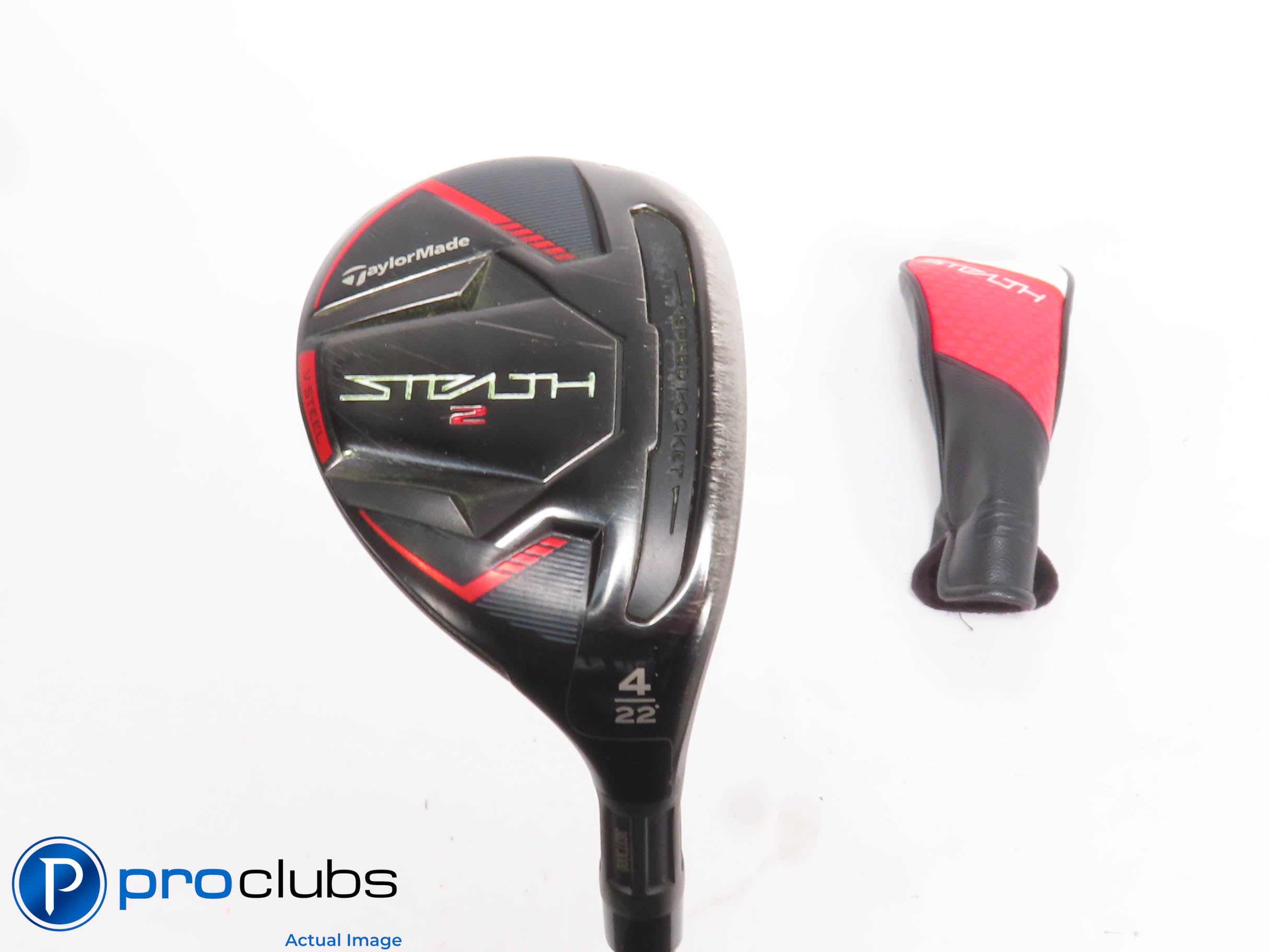 Junior TaylorMade STEALTH 2 22* 4 HYBRID w/Cover - HZRDUS 45g Junior Flex 435114
