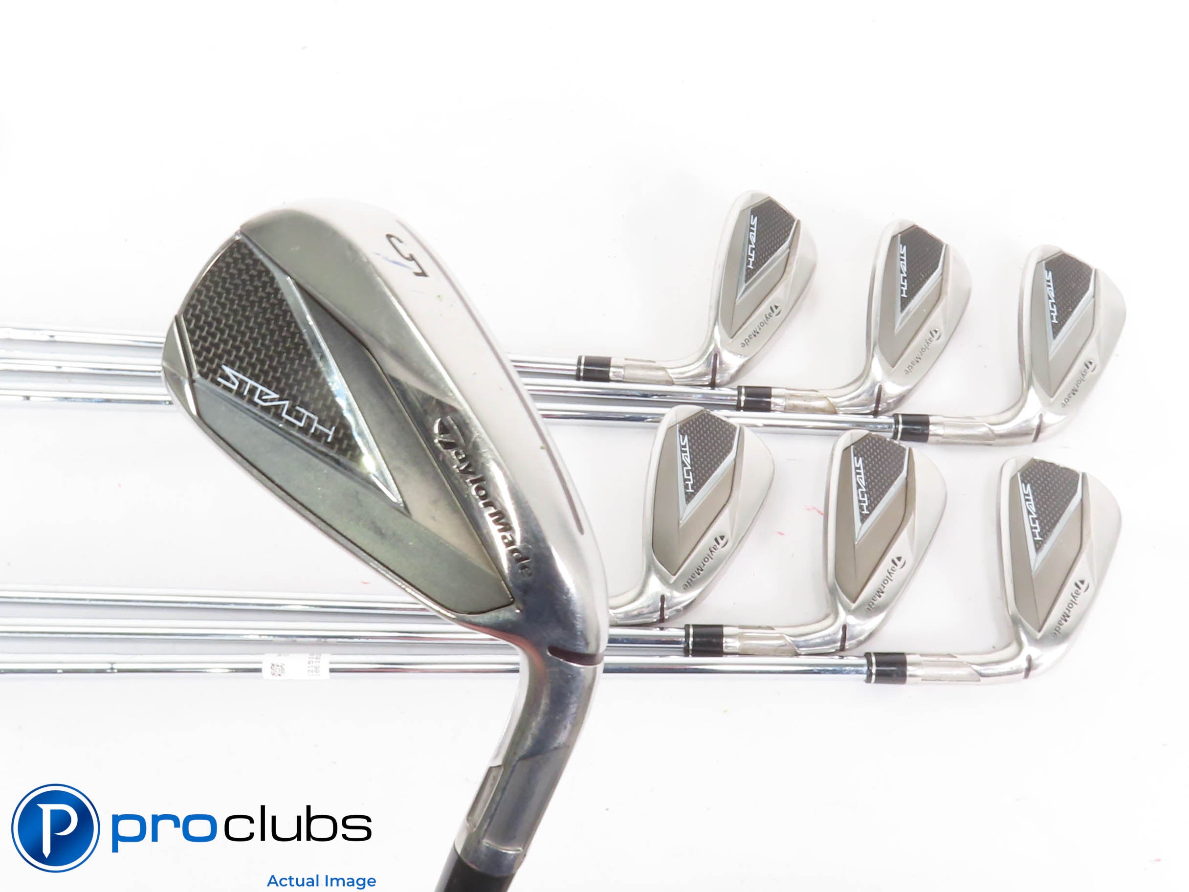 JUNIOR TaylorMade STEALTH 5-PW,AW IRON SET - KBS Regular Flex Steel (35" 5 Iron)
