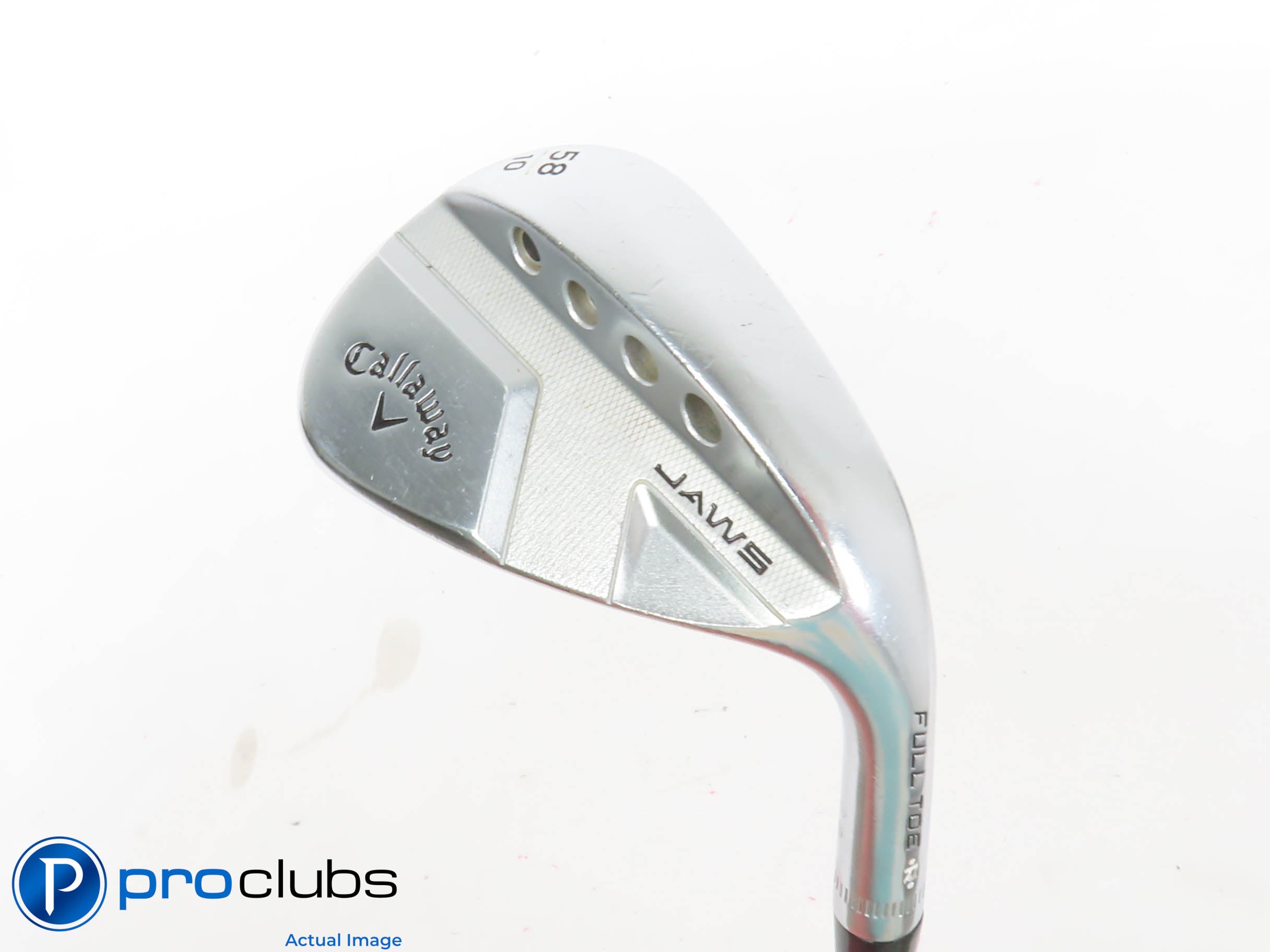Nice Callaway JAWS FULL TOE 58*(10*) WEDGE - DG Spinner Wedge Flex Steel 434250