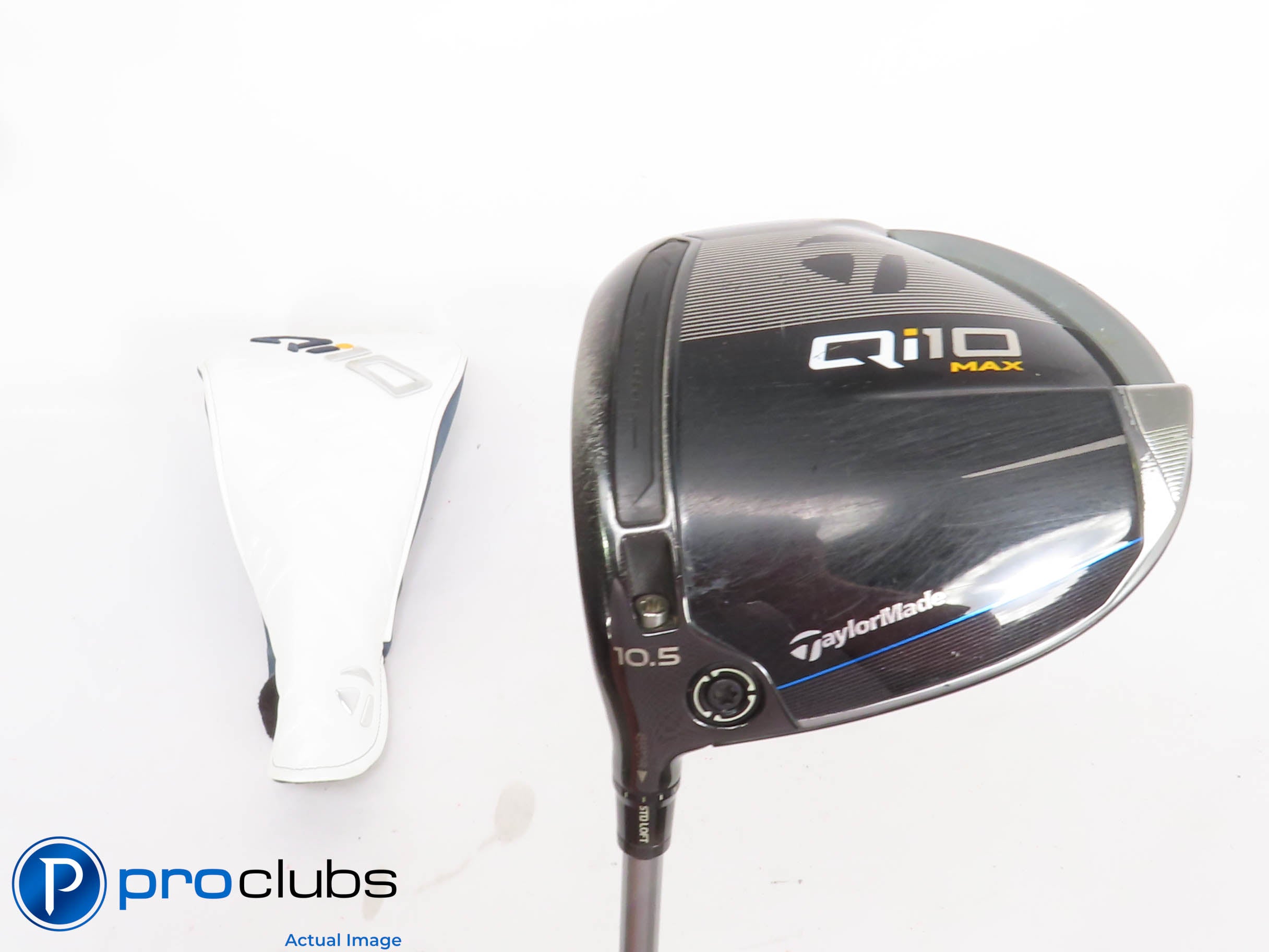 Left Handed TaylorMade Qi10 MAX 10.5* DRIVER w/HC Speeder 50 Regular Flex 437101