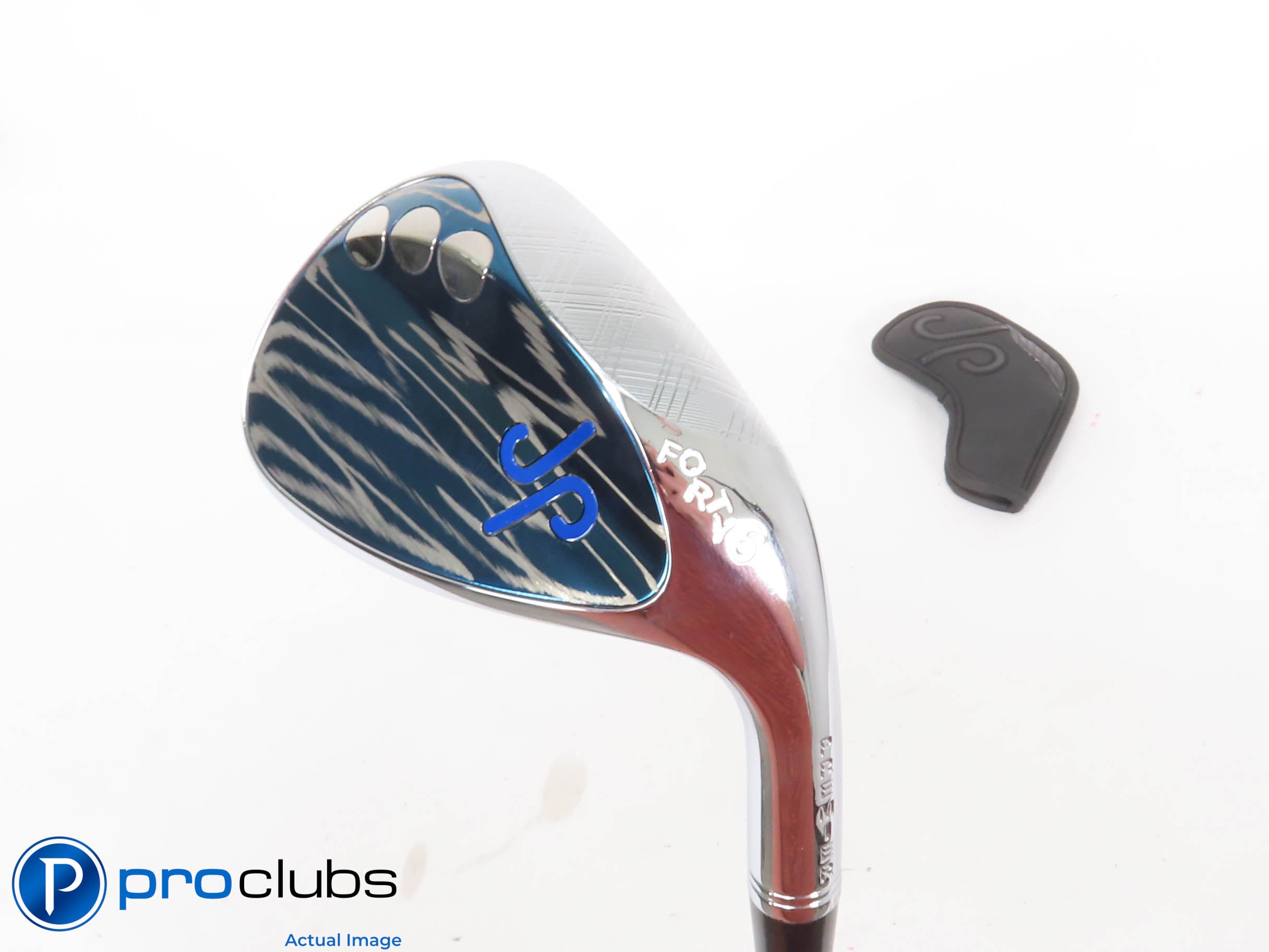 Mint! James Patrick Premier Chrome Blue Scraped 46* Wedge w/ HC - Stiff - 437457
