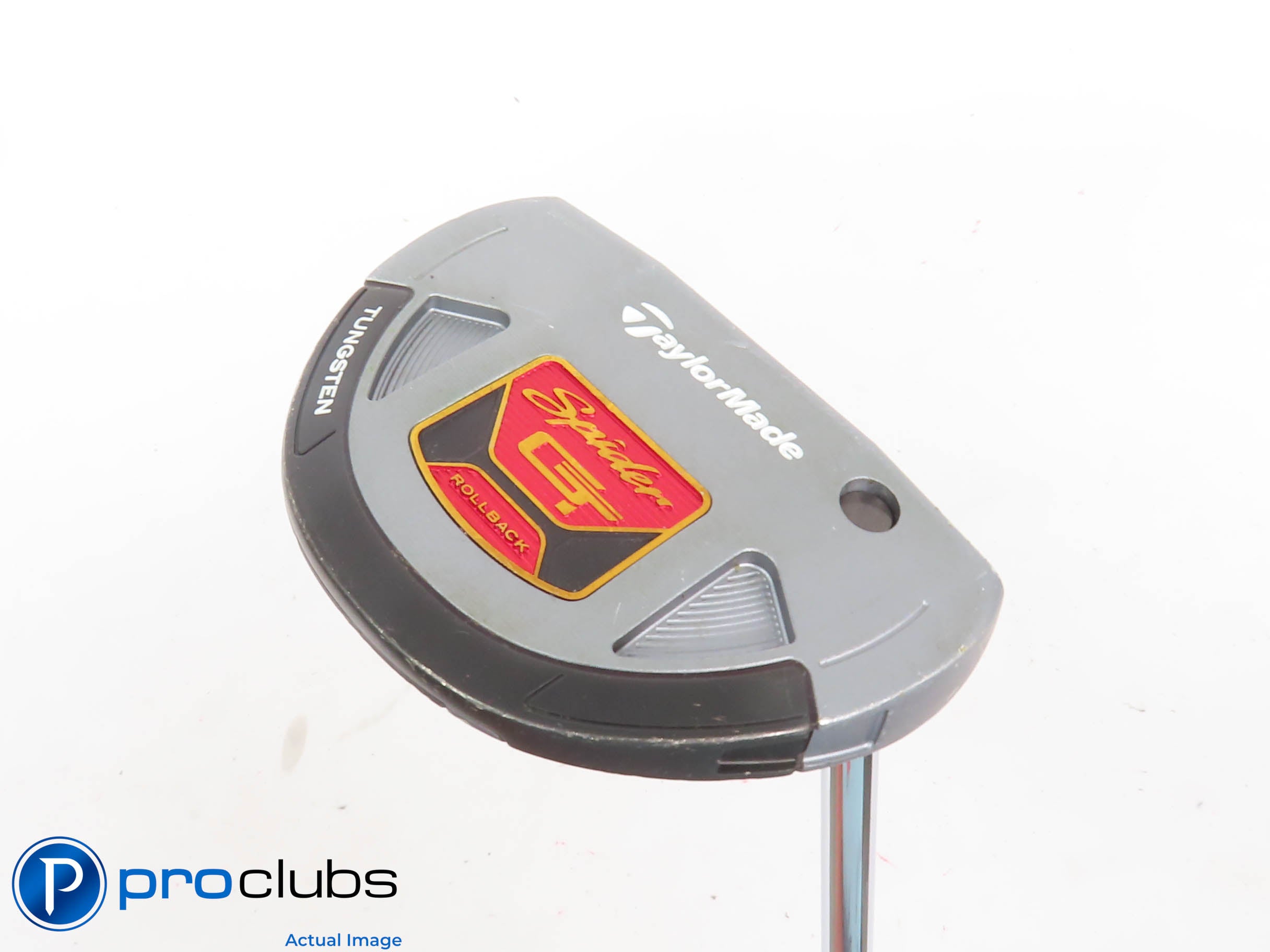 TaylorMade SPIDER GT Rollback Silver 35" PUTTER w/ TM Fluted Feel Shaft 436438