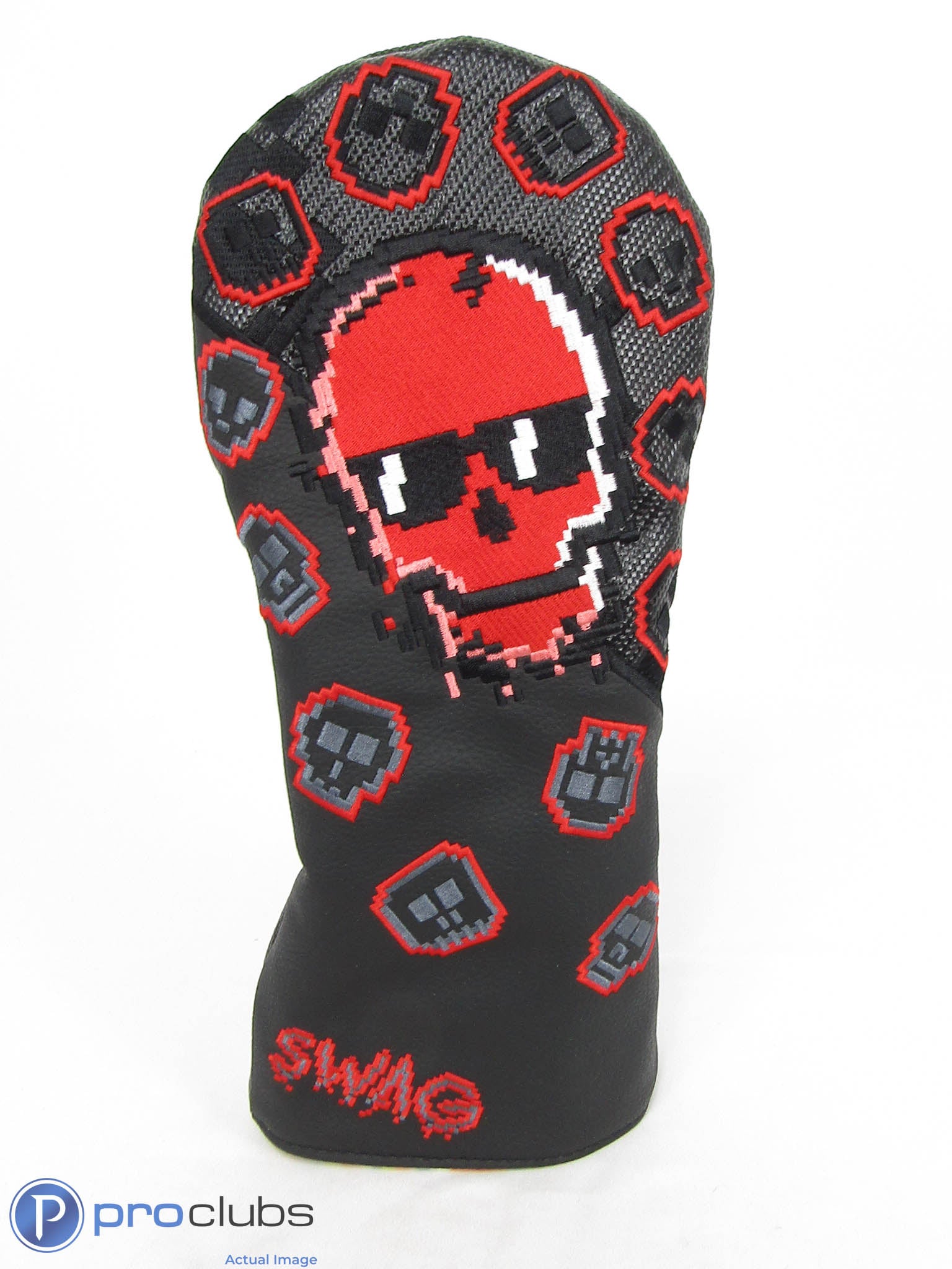 RARE! Swag 8-Bit Game Over Skull Driver Headcover- 437336