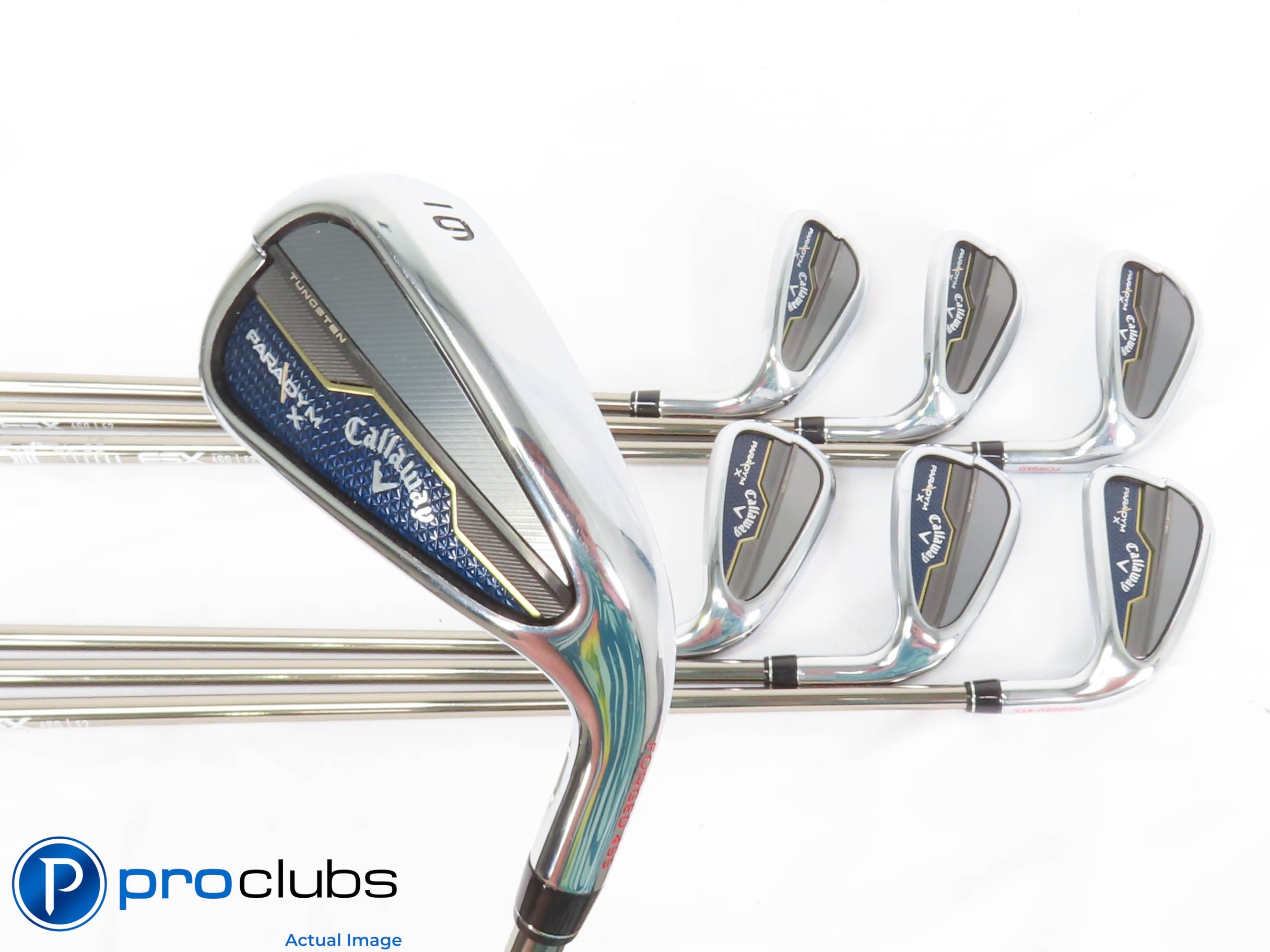 CALLAWAY PARADYM X IRONS 6-PW, AW, 51* WEDGE UST Recoil Senior (-1/2") #435944