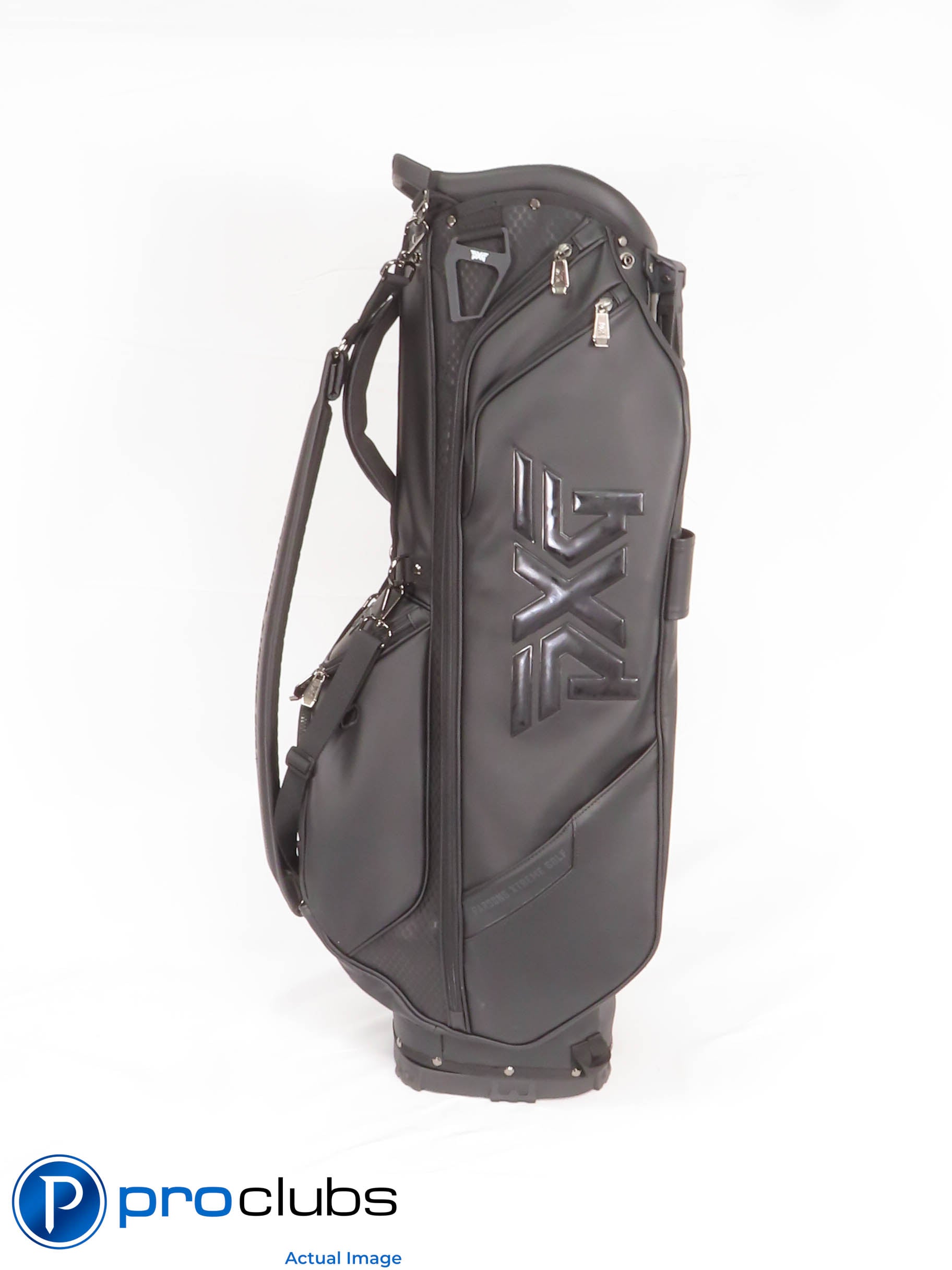 Mint! PXG 2024 Deluxe Carry Stand Golf Bag w/ Rainhood - Black #438683