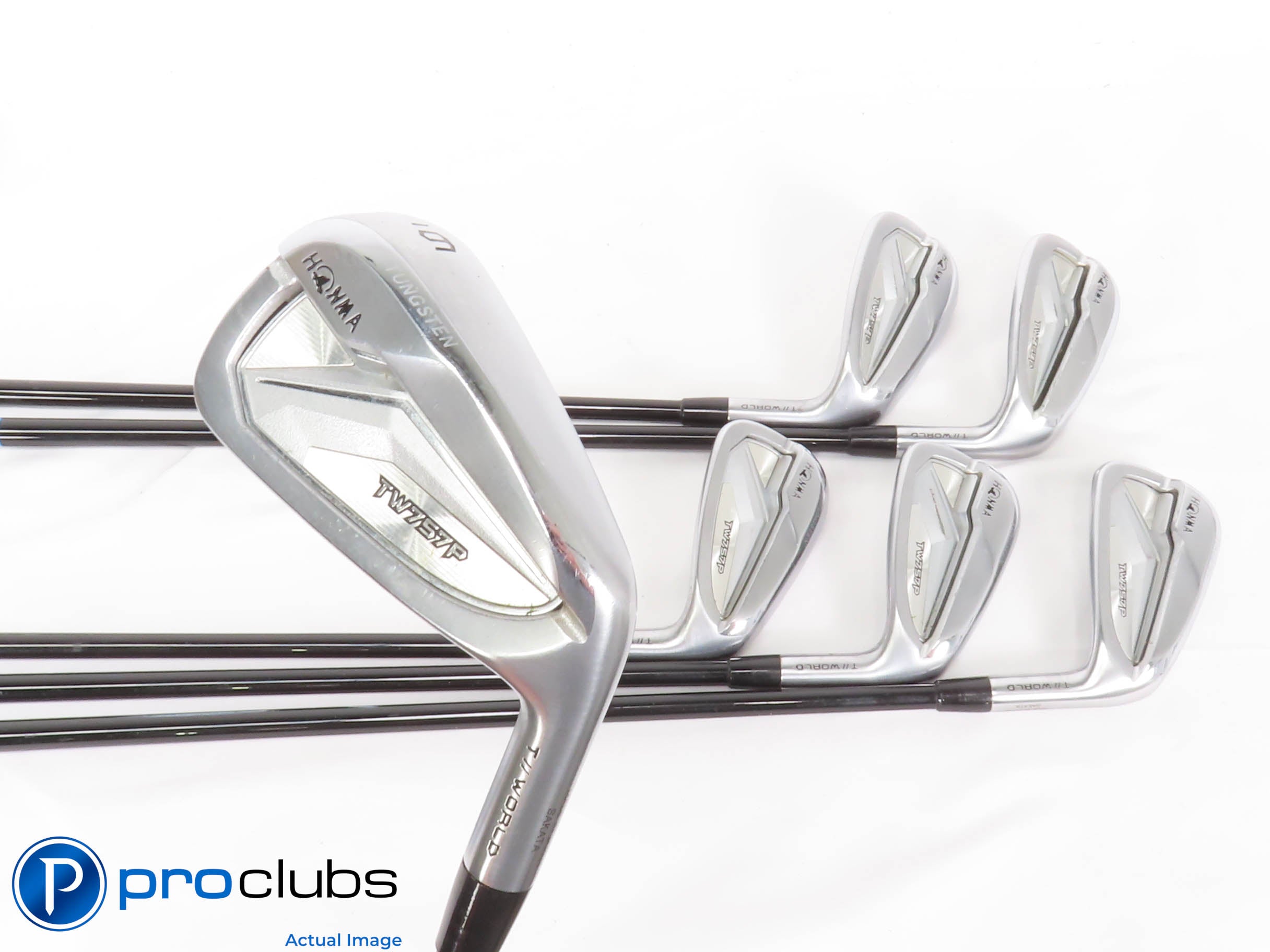 Nice HONMA TW757B 6-PW,AW IRON SET - Accra iS6 Regular Flex Graphite 433815
