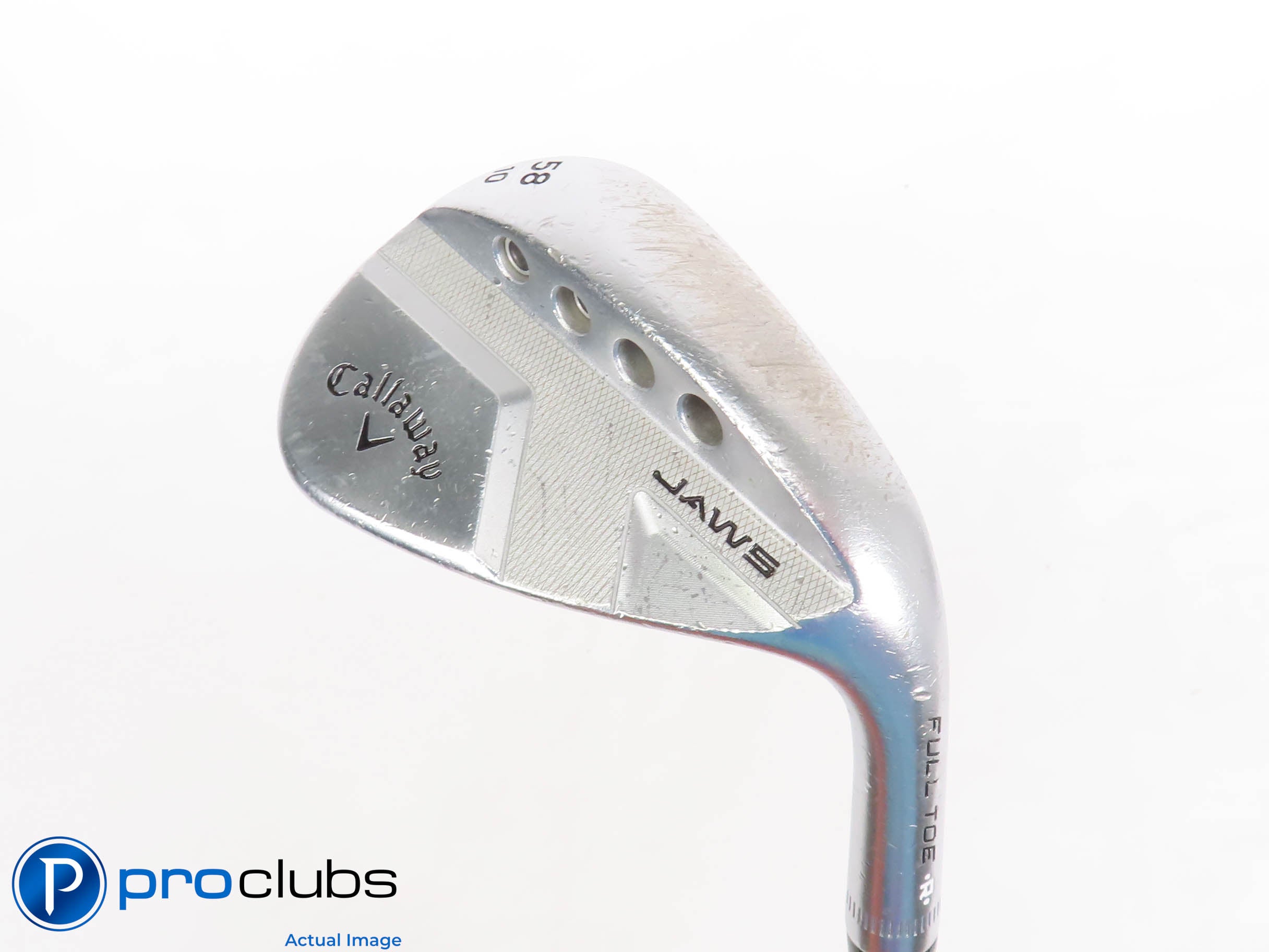 Callaway JAWS FULL TOE 58*(10*) WEDGE - DG Spinner Wedge Flex Steel 438589