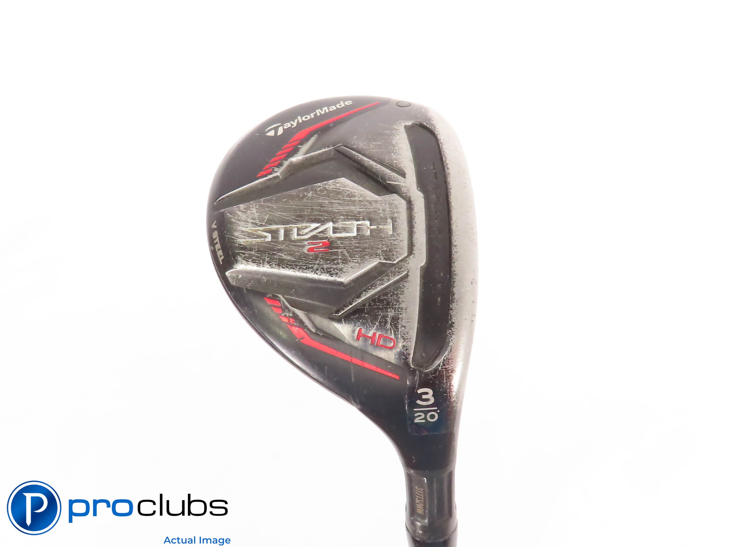 TaylorMade STEALTH 2 HD 20* 3 HYBRID - Kai'li Red 95 Extra-Stiff Flex 432347