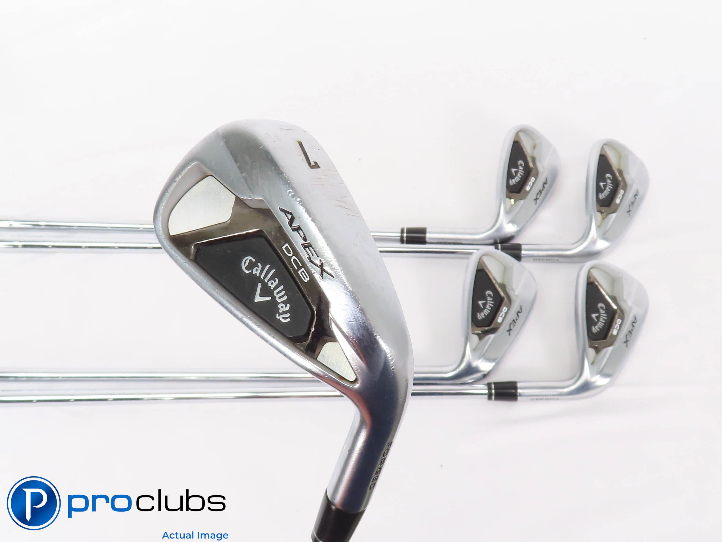 Callaway '21 APEX DCB 7-PW,AW IRON SET - Elevate Regular Flex Steel +1.5" 438868