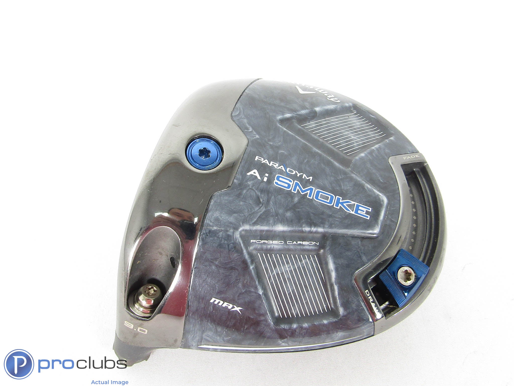 Left Handed! Callaway Paradym Ai Smoke MAX 9* Driver - Head Only - 435187