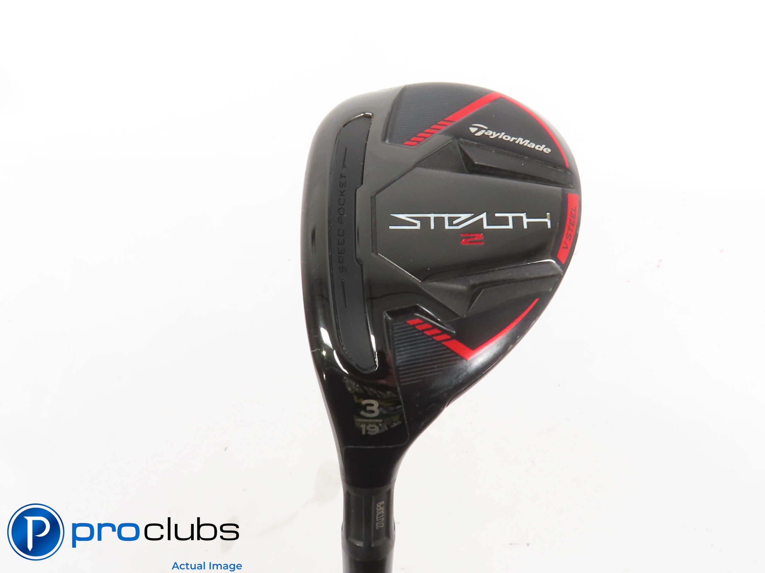 Left Handed TaylorMade STEALTH 2 19* 3 Hybrid - Ventus TR Red 7-S Stiff - 434029