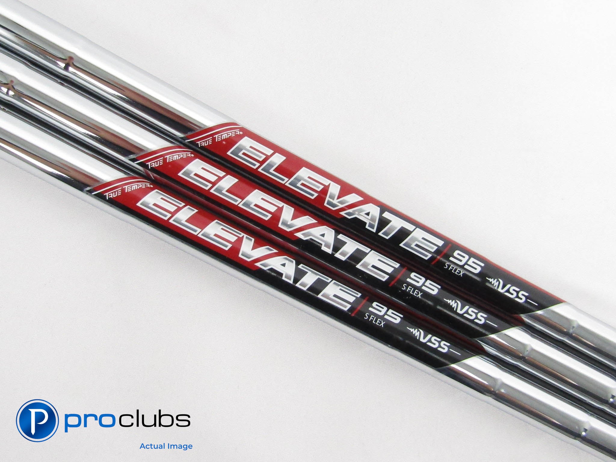 New 3 Piece True Temper ELEVATE 95 VSS Stiff Flex Wedge Shaft Set .370" #436226