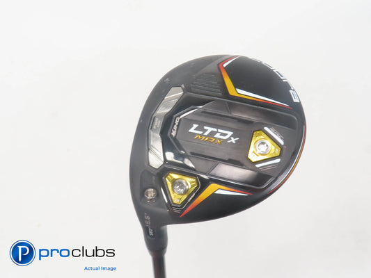 Left Handed Cobra LTDx MAX 15.5* 3 WOOD Blk/Gld HZRDUS RDX 80g Stiff Flex 393634