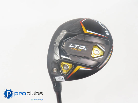 Left Handed Cobra LTDx MAX 15.5* 3 WOOD Blk/Gld HZRDUS RDX 80g Stiff Flex 393639