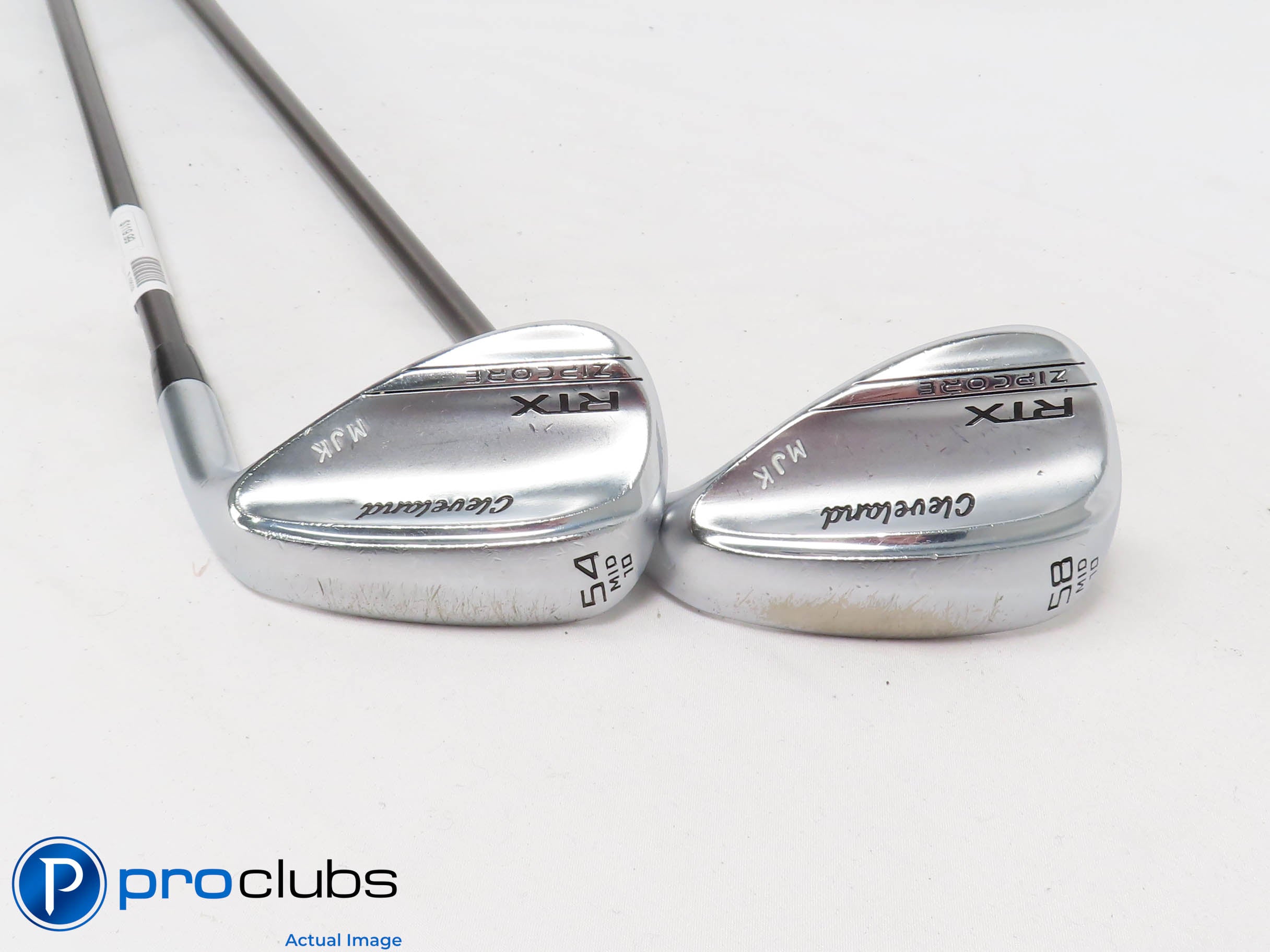 Cleveland RTX ZipCore Chrome 54*,58* Wedge Set - SteelFiber i95 Regular #438339