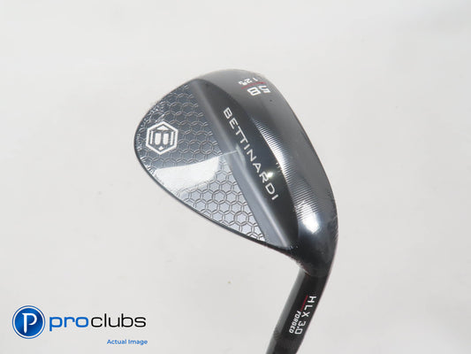 NEW Bettinardi HLX 3.0 Forged Black 58*(12*) WEDGE RJ-Grind DG Stiff Flex 391011