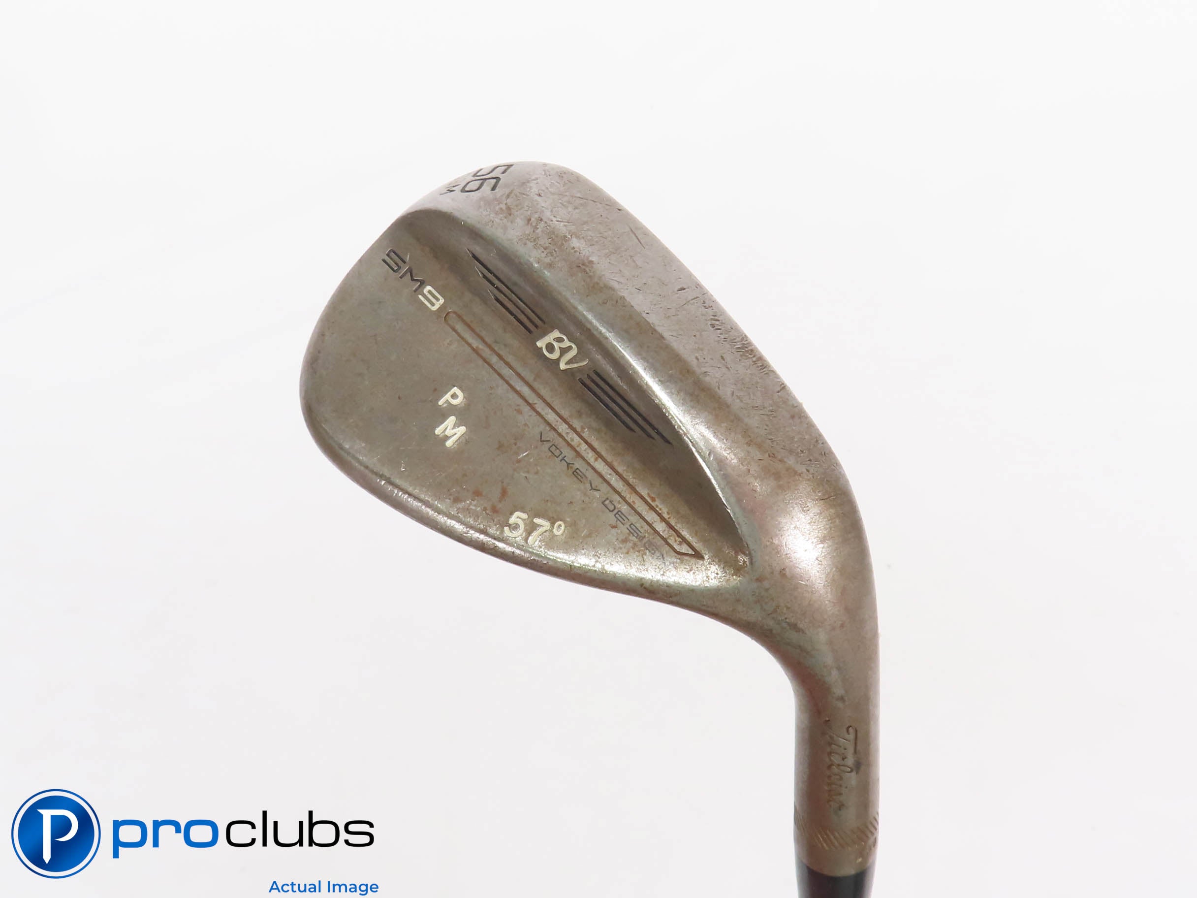 Tour Issue Titleist Vokey SM9 RAW 56*(8*) WEDGE M-Grind - S400 Stiff Flex 438873
