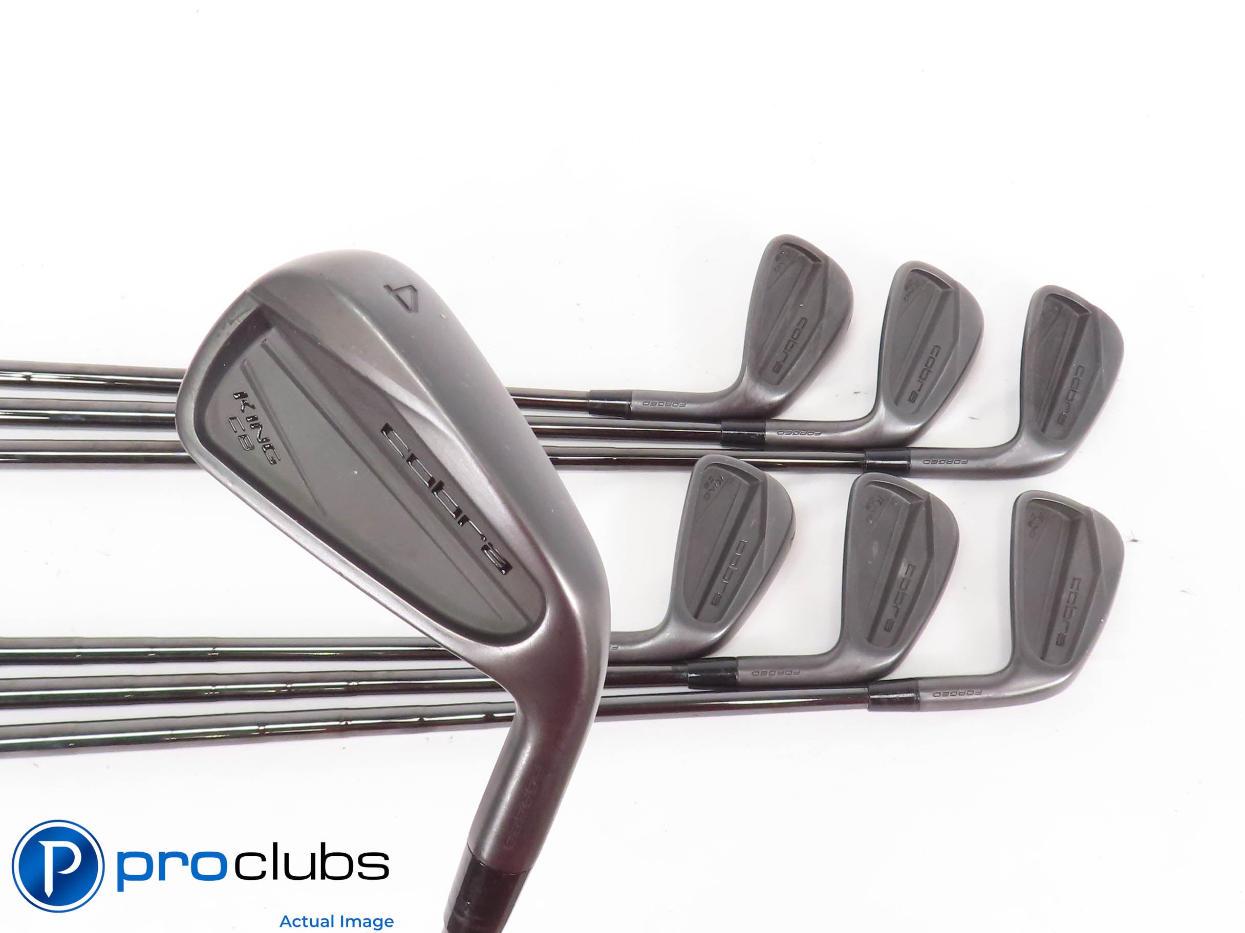 Cobra '2023 KING CB Black IRONS 4-PW Steel KBS VTen 130 TX-Flex +3/4 439259
