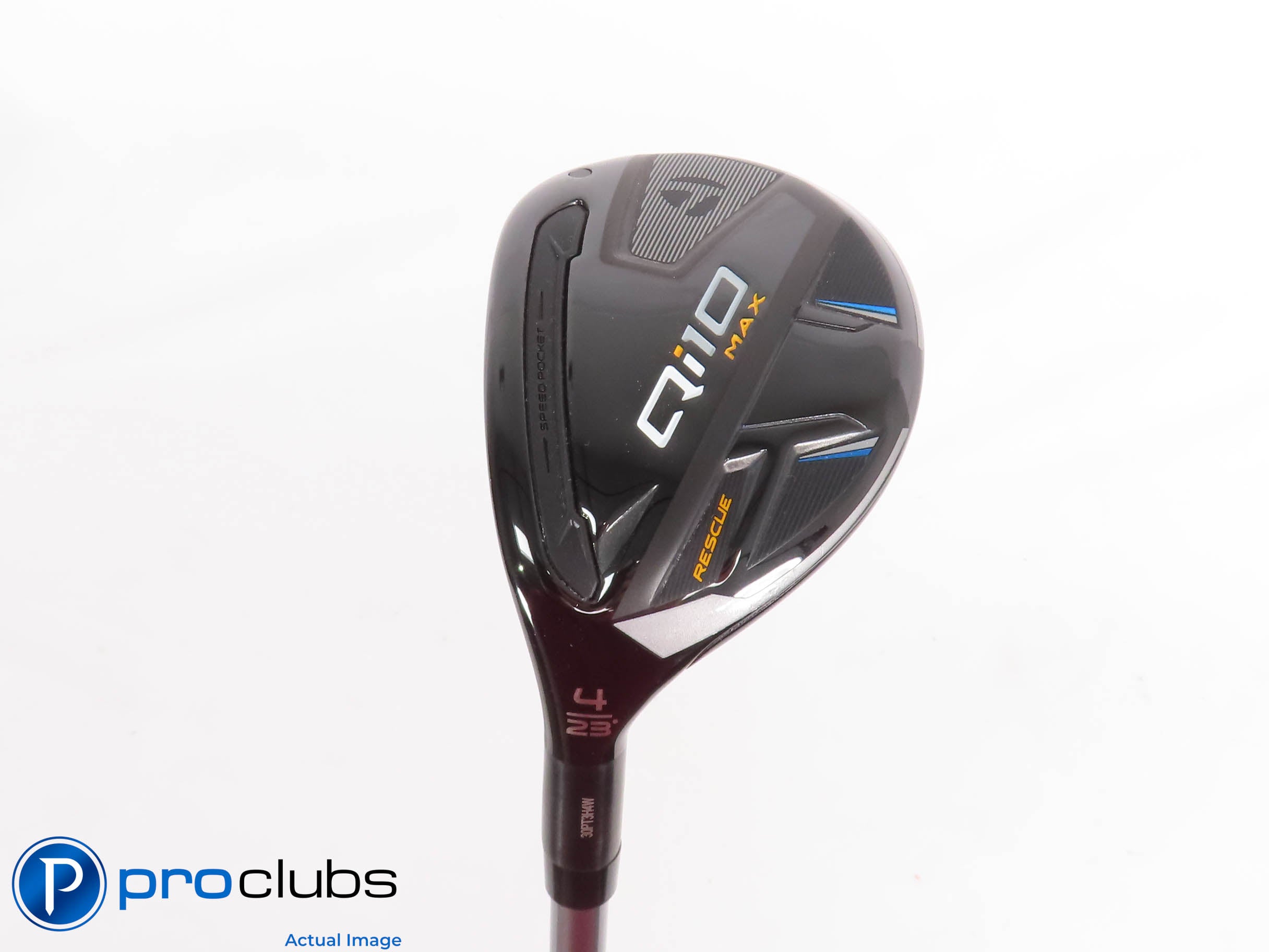 Left Handed TaylorMade Qi10 MAX 23* 4 Hybrid - Speeder NX Regular Flex #437026