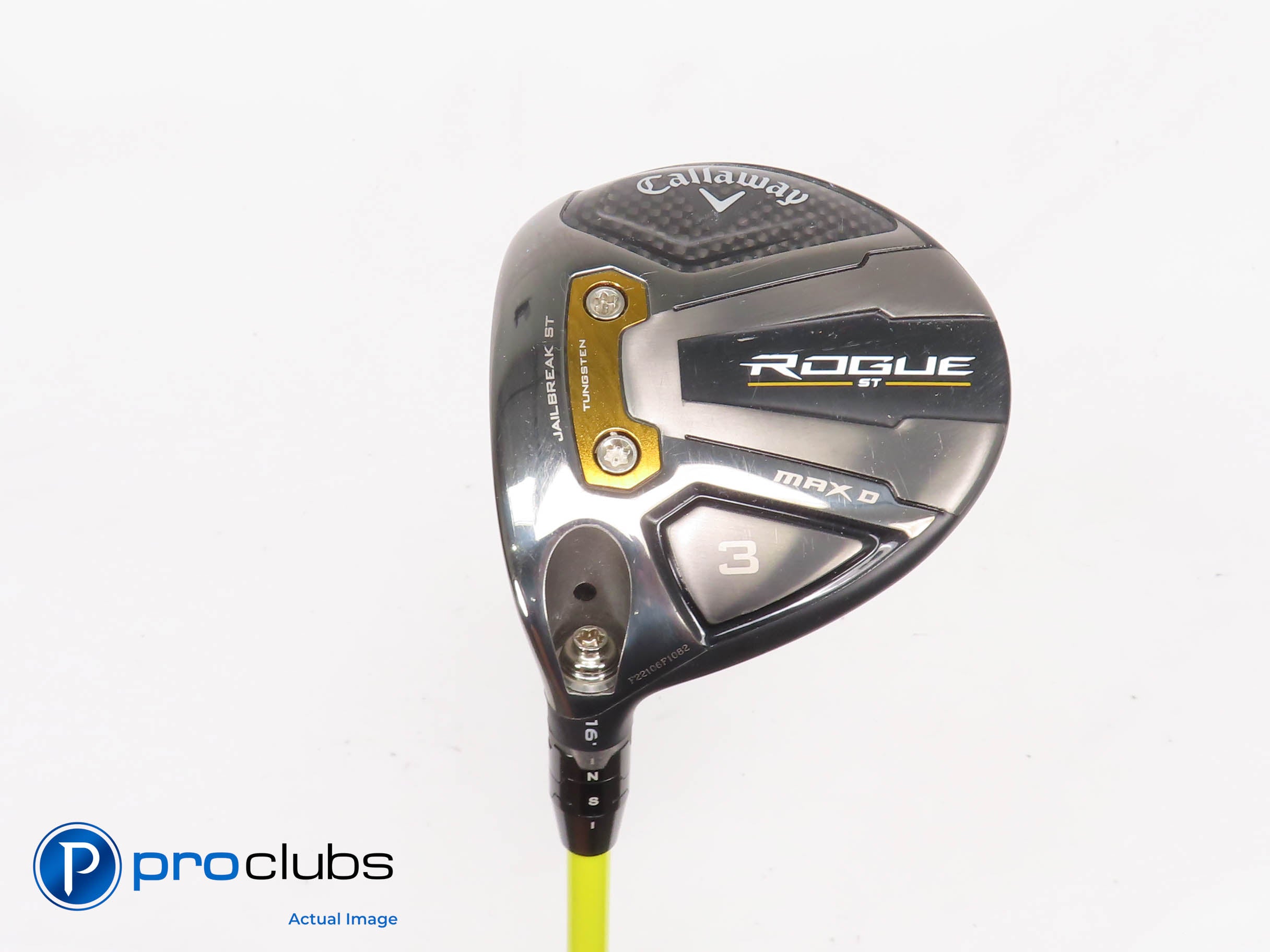 Left Handed Callaway Rogue ST MAX D 16* 3 Wood - Graphite Design X-Flex #440467