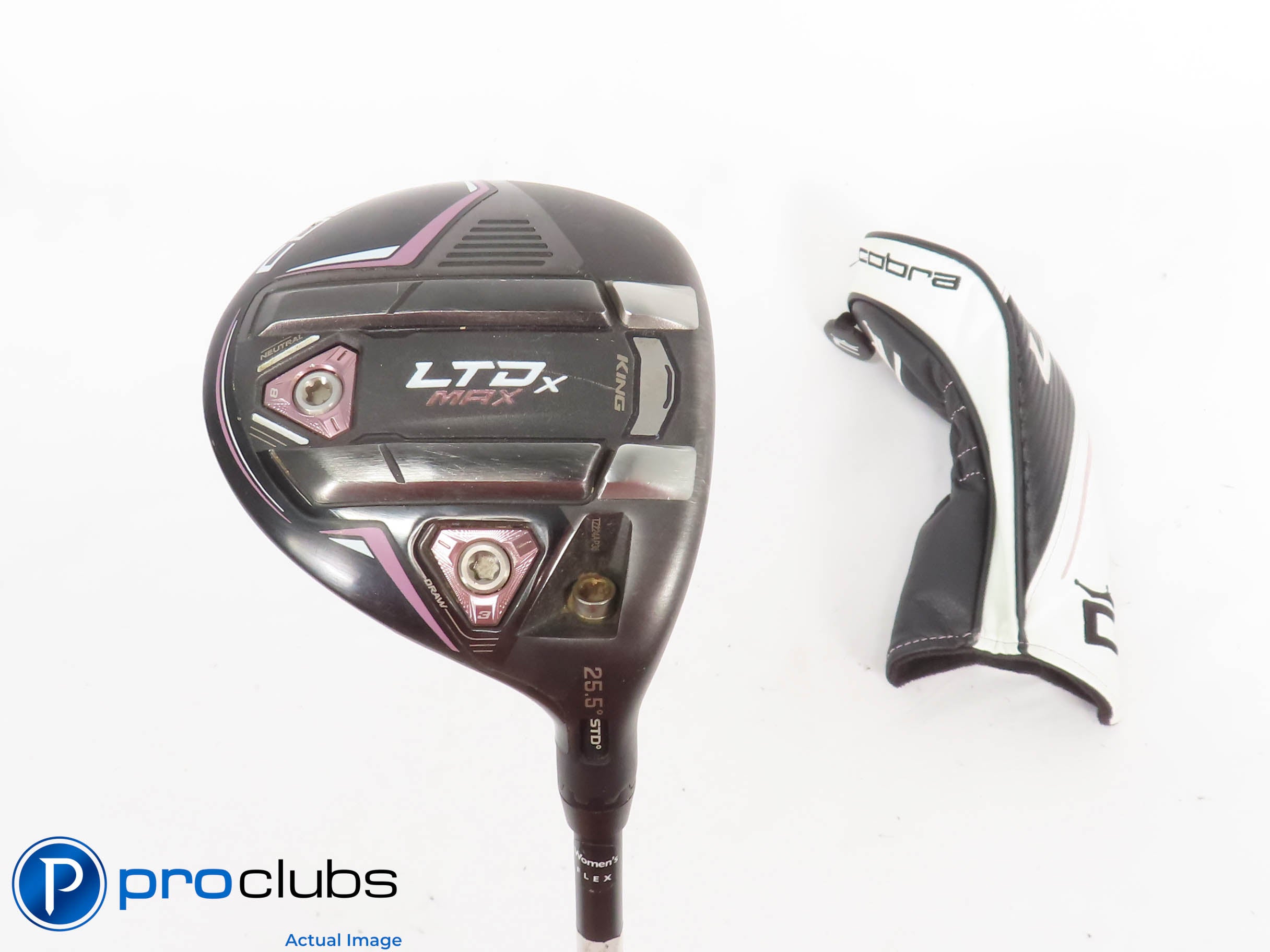 Ladies Cobra KING LTDx MAX 25.5* 7 Wood w/HC - UST Helium 4F1 Ladies Flex 440302