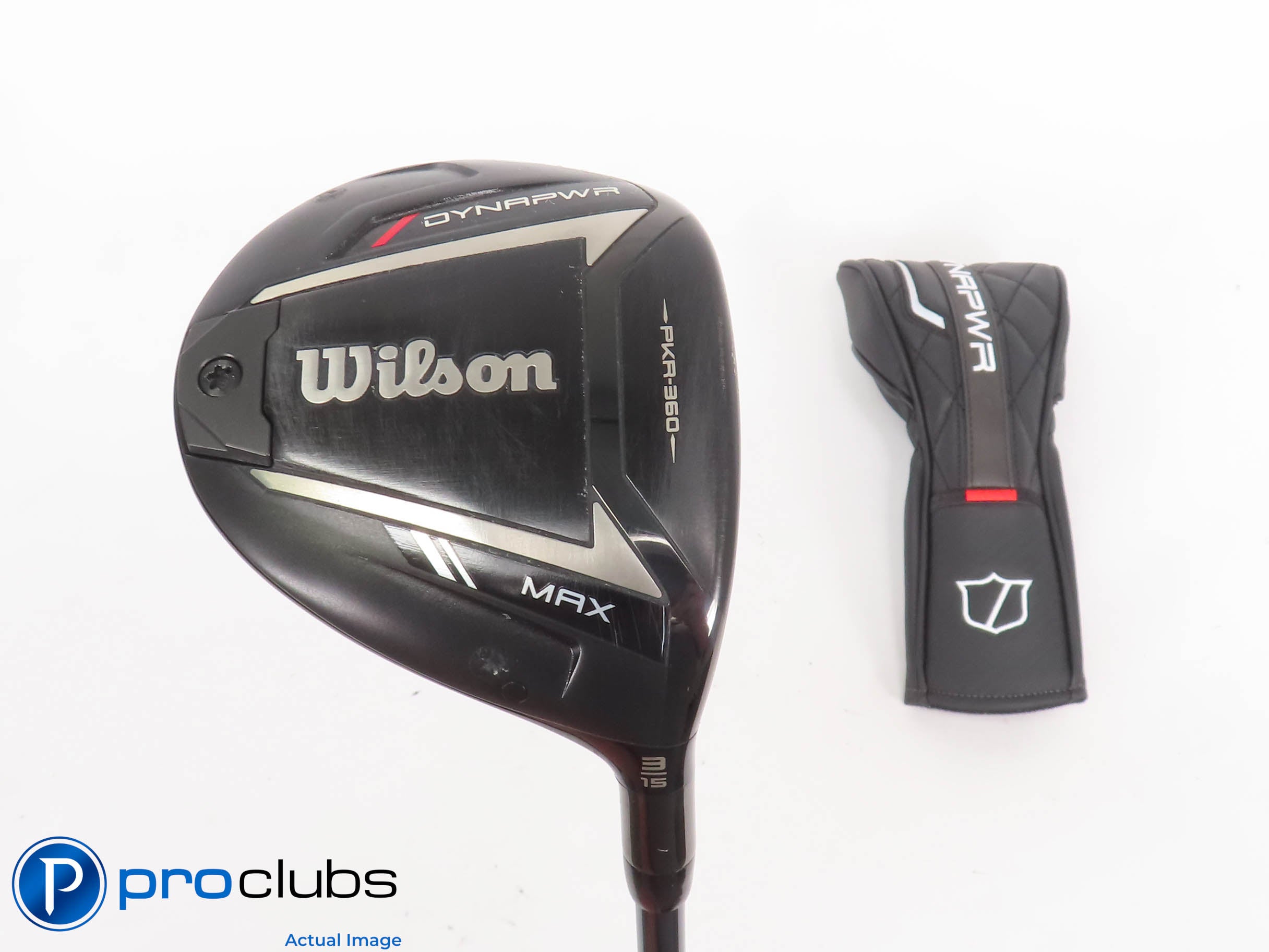 Mint! Wilson '25 DYNAPWR MAX 15* 3 Wood w/ HC - UST Lin-Q Red 6F3 Regular 439058