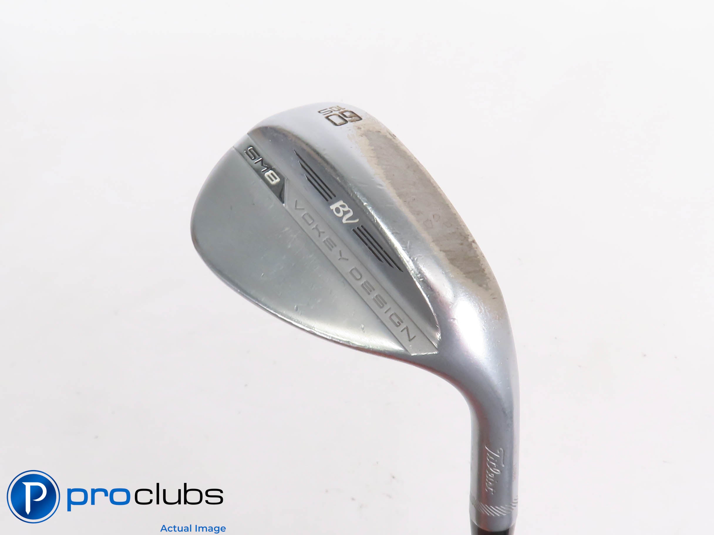 Titleist Vokey SM8 Chrome 60*(10*) WEDGE S-Grind - S400 Stiff Flex Steel 440611