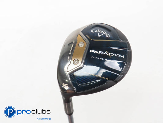 Ladies Left Handed Callaway PARADYM 18* 5 WOOD - Vista Pro 45 Ladies Flex 396333