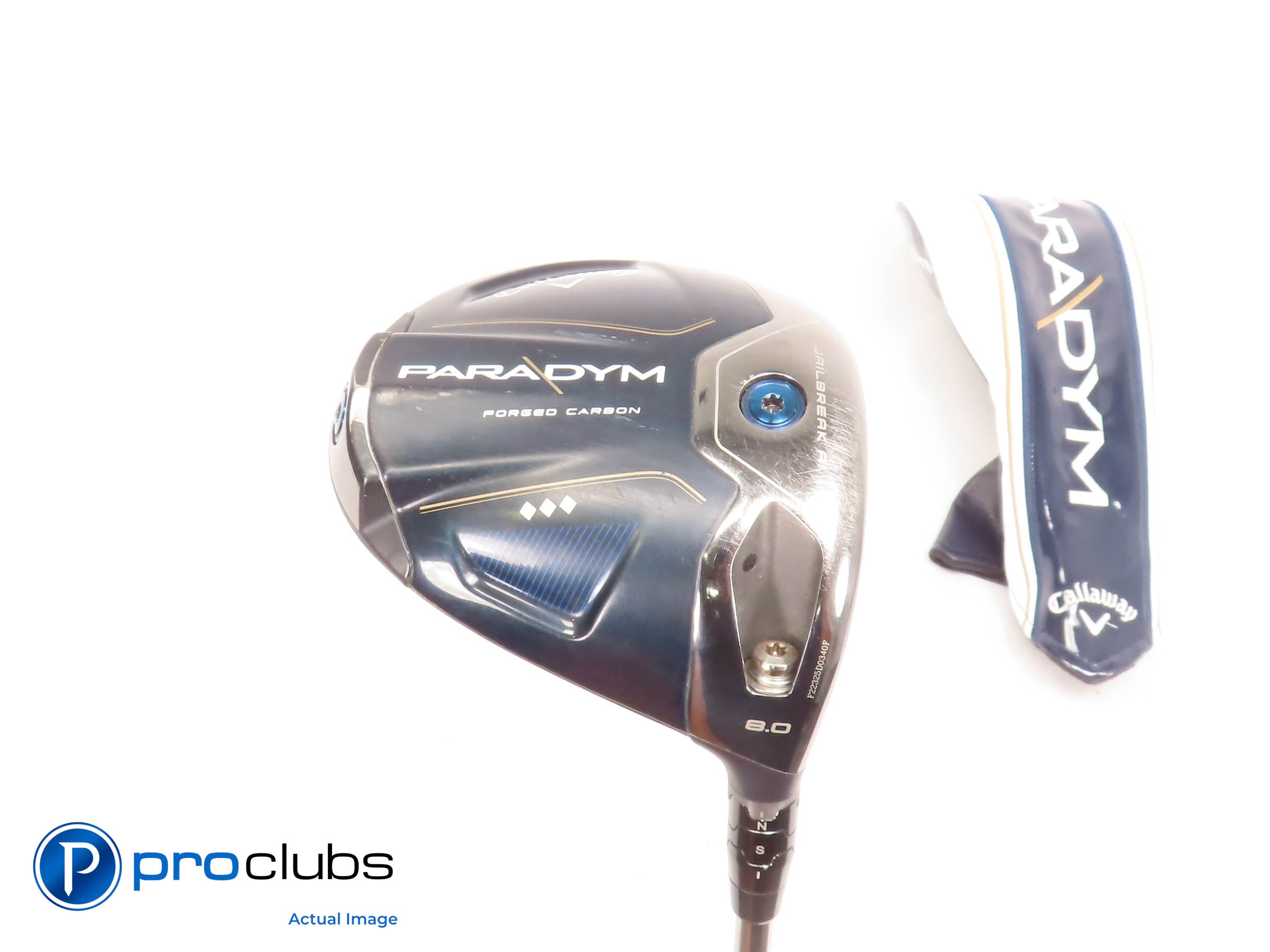 Nice Callaway PARADYM Triple Diamond 8* DRIVER w/HC Diamana 60 Stiff Flex 439340