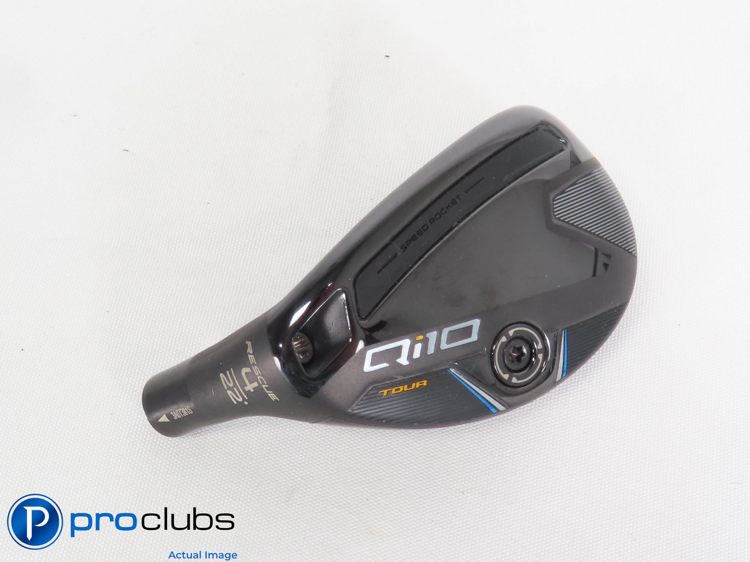 Excellent! Left Handed TaylorMade Qi10 Tour Rescue 22* 4 Hybrid - Head - 440990