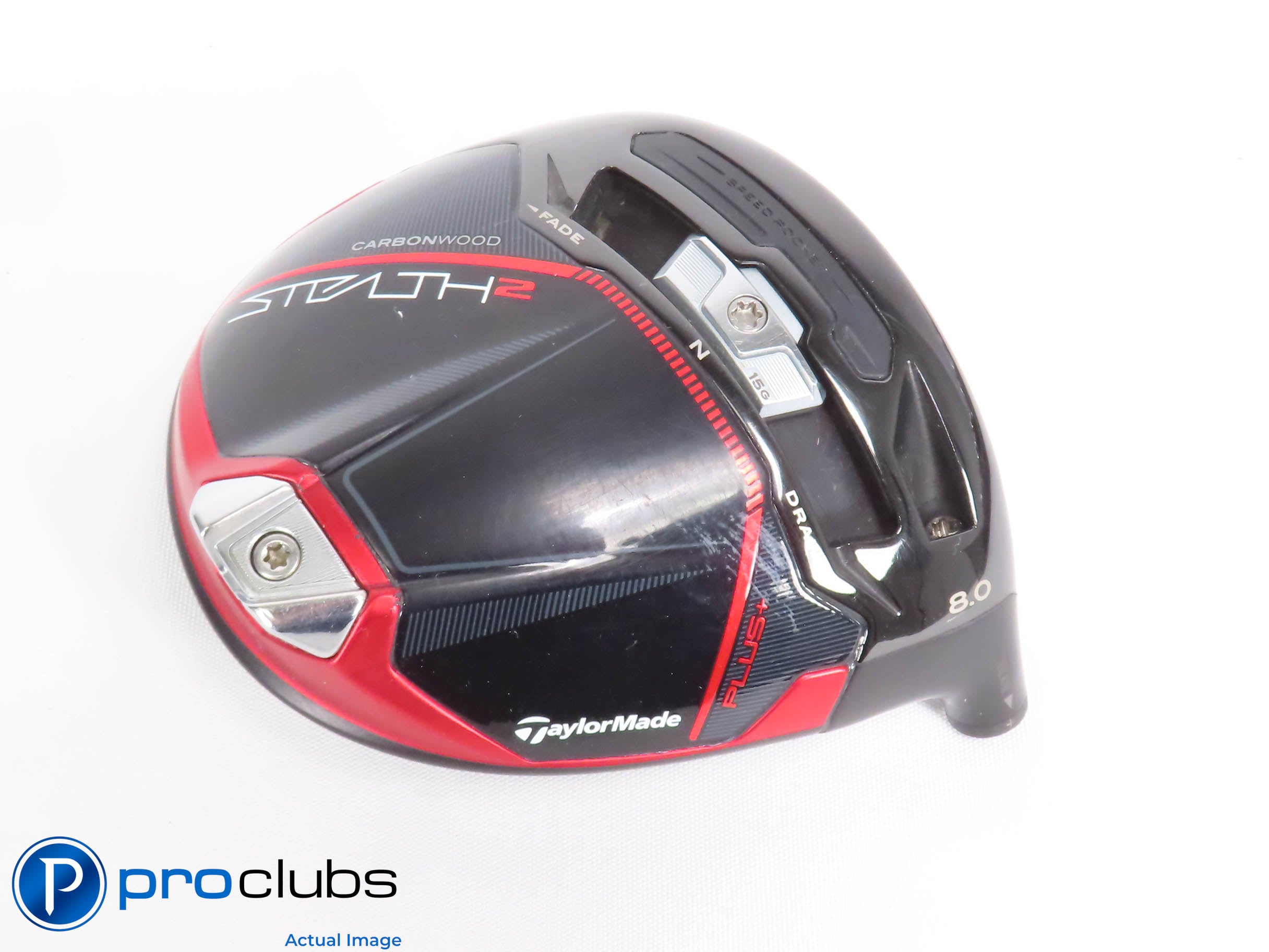 TOUR ISSUE! TaylorMade STEALTH 2 PLUS 8* Driver HEAD ONLY w/+ Stamp #439126