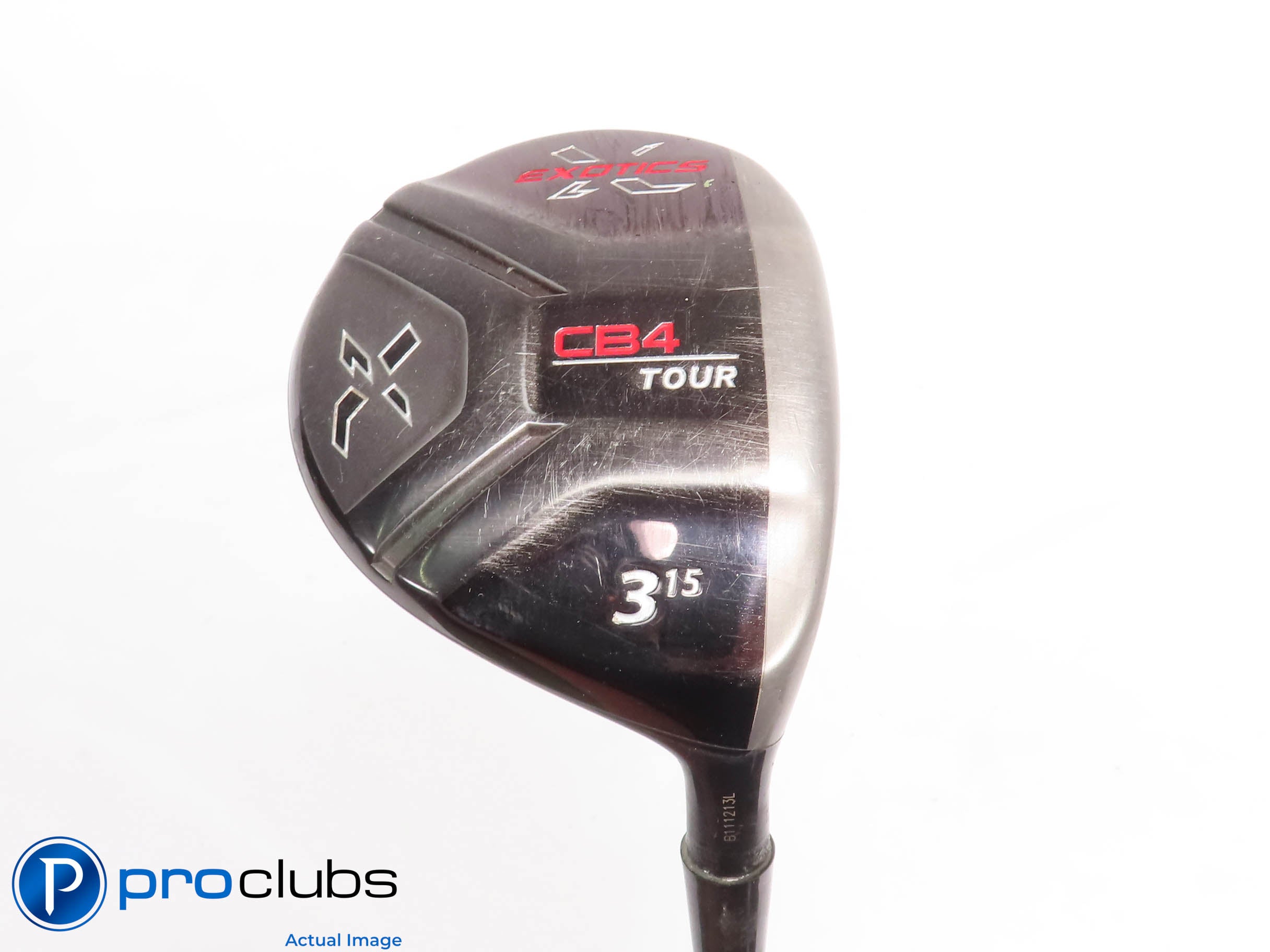 Tour Edge Exotics CB4 Tour 15* 3 WOOD - Aldila Rogue MAX 75 Stiff Flex 437589