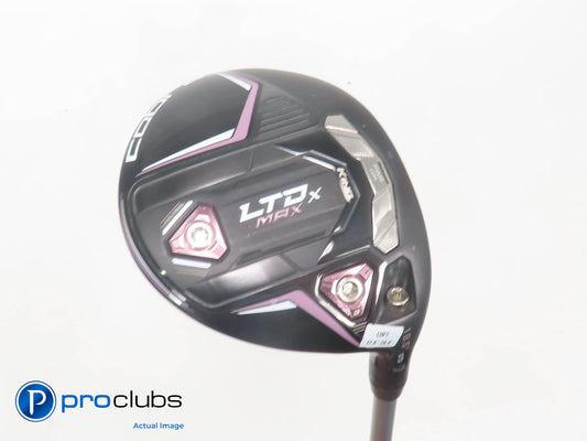 Ladies Cobra KING LTDx MAX 18.5* 3 WOOD Blk/Pink - Aldila 55 Ladies Flex 393661