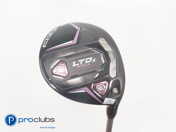Ladies Cobra KING LTDx MAX 18.5* 3 WOOD Blk/Pink - Aldila 55 Ladies Fl
