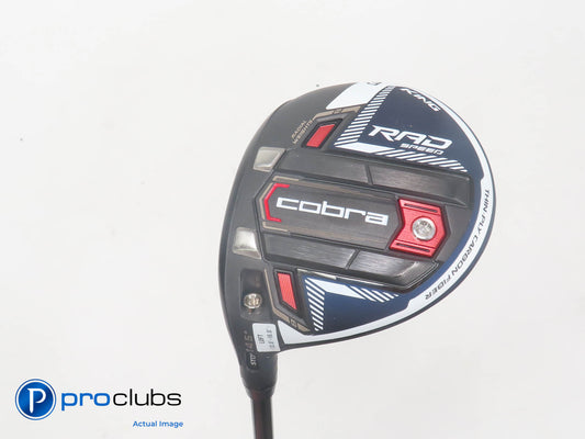 Left Handed Cobra RAD Speed 14.5* 3 WOOD Peacoat - HZRDUS 80g Stiff Flex 393605