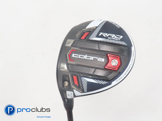 Left Handed Cobra RAD Speed 14.5* 3 WOOD Peacoat - HZRDUS 80g Stiff Flex 393598