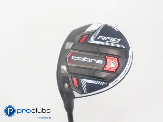 Left Handed Cobra RAD Speed 14.5* 3 WOOD Peacoat - HZRDUS 80g Stiff Flex 393608