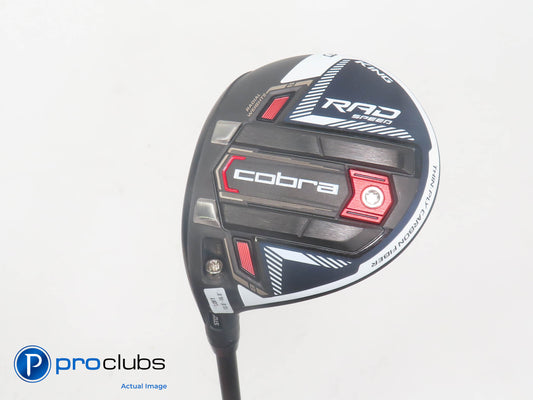 Left Handed Cobra RAD Speed 14.5* 3 WOOD Peacoat - MotoreX 6S Stiff Flex 393604