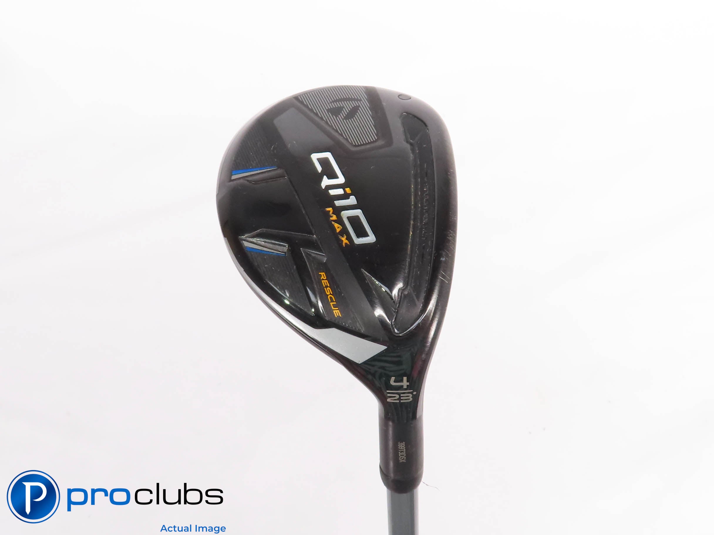 TaylorMade Qi10 MAX 23* 4 Hybrid - Fujikura Pro 2.0 6-R2 Senior Flex - 438264