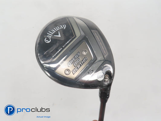 New! Callaway 2023 GREAT BIG BERTHA 18* 5 Wood - Helium 4F2 Senior Flex - 395114