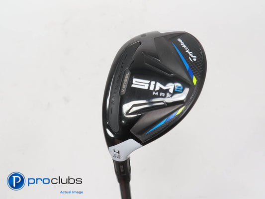 Mint Left Handed TaylorMade SIM 2 MAX 22* 4 HYBRID Ventus 6R Regular Flex 398964